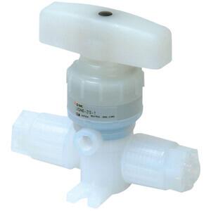 LVQHS-Z, 2 Port Chemical Valve, Flare Integral Fitting Type (LQ3), Space Saving