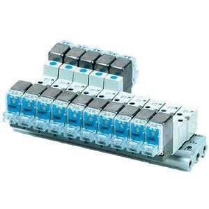 10-SS5YJ7-42, Manifold (5 Port/Base Mount), Clean Series