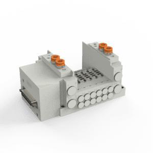 SS5Y3-12, 3000 Series Manifold, D-sub Connector, Flat Ribbon Cable, PC Wiring System (IP40)