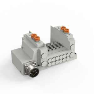 SS5Y3-12M, 3000 Series Manifold, Circular Connector (IP67)