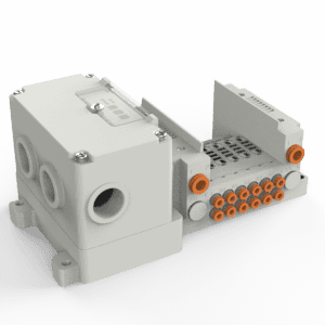 SS5Y3-10S4, 3000 Series Manifold for Series EX126 Integrated (OUtput) Serial Transmission System (IP67)