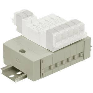 SS5Y5-45, 5000 Series, Stacking Manifold, DIN Rail Mount, Individual Wiring