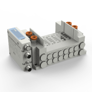 SS5Y5-12S, 5000 Series Manifold, Top Ported for EX260 Integrated-type for Output, Serial Transmission System