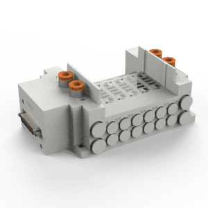 SS5Y5-12, 5000 Series Manifold, D-sub Connector, Flat Ribbon Cable, PC Wiring System (IP40)