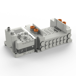 SS5Y5-12S6, 5000 Series Manifold for Series EX600 Integrated (I/O) Serial Transmission System (Fieldbus) (IP67)