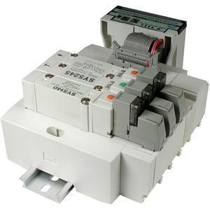 SS5Y5-45S1D, 5000 Series, Stacking Manifold, DIN Rail Mount, Sharp Serial Unit