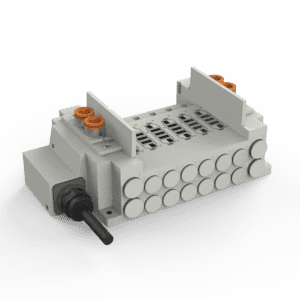 SS5Y7-12, 7000 Series Manifold, Lead Wire (IP67)