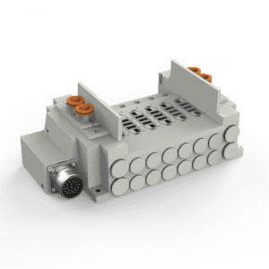 SS5Y7-12M, 7000 Series Manifold, Circular Connector (IP67)