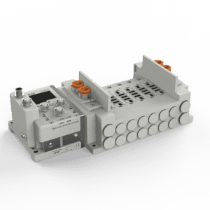 SS5Y7-12S6, 7000 Series Manifold for Series EX600 Integrated (I/O) Serial Transmission System (Fieldbus) (IP67)