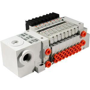 VV5Q11-T,1000 Series, Base Mounted Manifold, Plug-in Type, Terminal Box