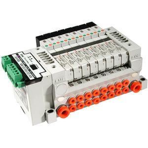 10/21-VV5Q11, 1000 Series, Base Mounted Manifold, Plug-in Unit, Clean Series