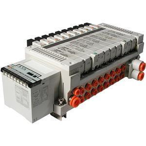 VV5Q21-S, 2000 Series, Base Mounted Manifold, Plug-in, Serial Transmission Unit