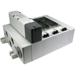 VV5Q51-T1, 5000 Series, Base Mounted Manifold, Plug-in, Individual Terminal Block