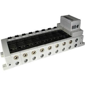 VV5Q51-S, 5000 Series, Base Mounted Manifold, Plug-in, Serial Transmission Unit