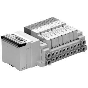 SS5V4-10S3, 4000 Series, Tie Rod Base Manifold, Dedicated Output Serial Wiring (for EX120)