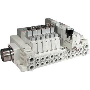 SS5V1-W16C, 1000 Series, Cassette Base Manifold, Circular Connector
