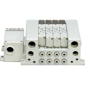 VV5QC11-T, 1000 Series, Base Mounted Manifold, Plug-in, Terminal Block