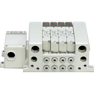 VV5QC21-T, 2000 Series, Base Mounted Manifold, Plug-in, Terminal Block