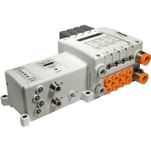 VV5QC11-S, 1000 Series, Base Mounted Manifold, Plug-in, I/O Serial Transmission Unit (EX250)