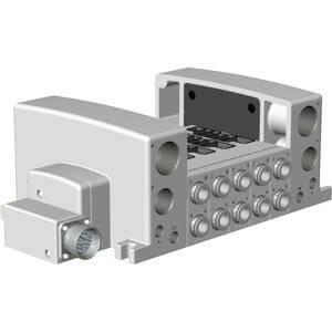 VV5QC41-**M, Base Mounted, Plug-in Unit, Multi-Connector