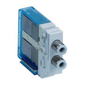 V1*0*N, 3 Port Solenoid Valve for VV100, Non Plug-in, Individual Wiring