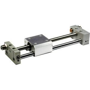 Rodless Cylinder, NC(D)Y2S, Magnetically Coupled, (Inch Stroke)  - Slide Bearing