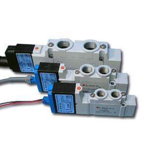 52-SY5*20, 5 Port Solenoid Valve ATEX Type, Base Mounted