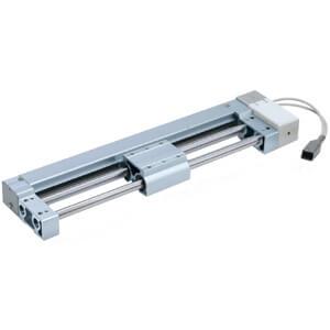 LEL Electric Actuator/Guide Rod Slider, Belt Drive, Step Motor (Servo/24 VDC)