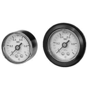 G46E, Pressure Gauge, Oil-free, External Parts Copper-free w/Limit Indicator (O.D. 42)