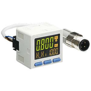 ZSE20B(F)-L, Digital Vacuum Sensor, 3 Screen IP65 with IO Link