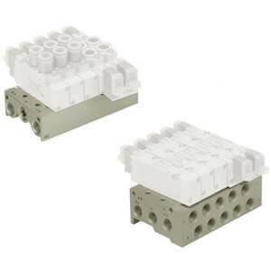 10-SS5Y9-43, Base Mounted Manifold, Stacking, Individual Wiring, Clean Series