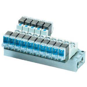 10-SS5YJ3-*46, Manifold (5 Port/Base Mount), Common SUP/Individual EXH, Clean Series