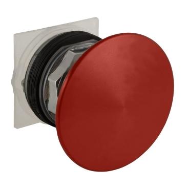 SCHNEIDER ELECTRIC - 9001KR25GM - HEAD FOR PUSH BUTTON, HARMONY 9001K, METAL, METAL MUSHROOM 60MM...
