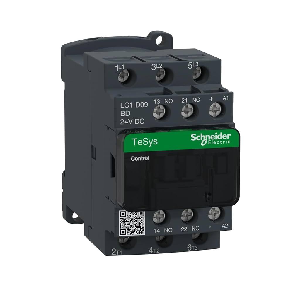 SCHNEIDER, LC1D09BD, CONTACTOR, 3 POLES, 9A, 50/60 HZ, 0.7KG