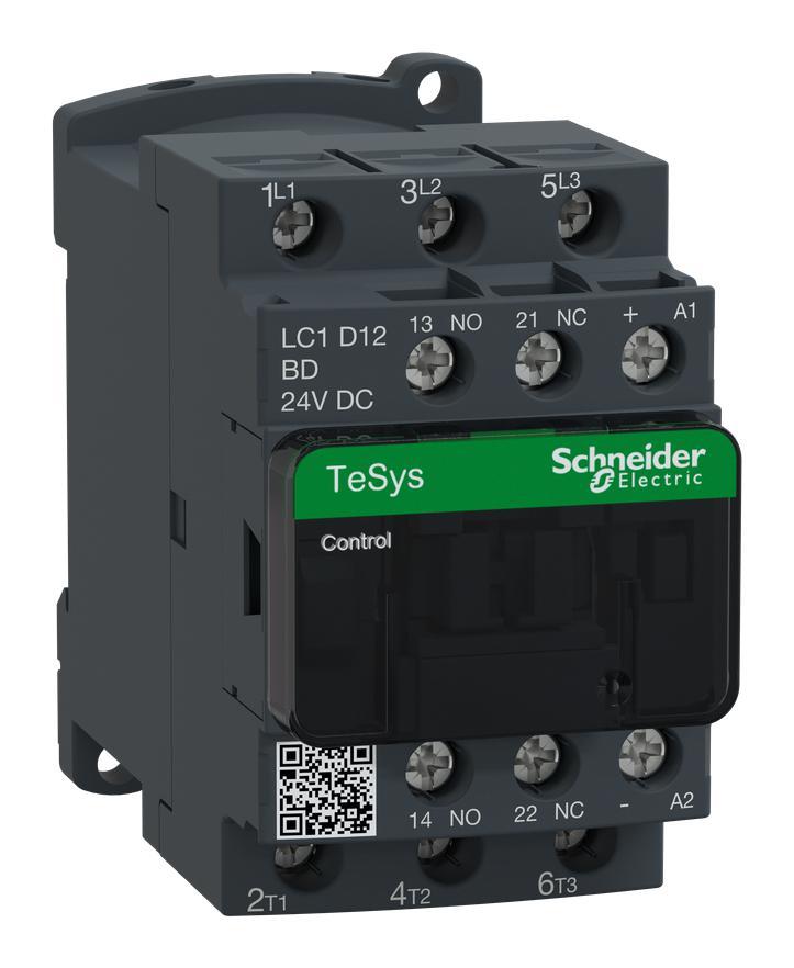 SCHNEIDER, LC1D12BD, CONTRACTOR, 3P, 12A, 0.6KG