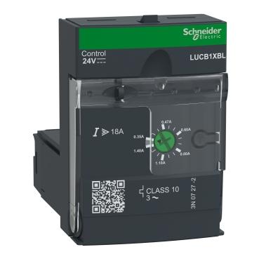 SCHNEIDER, LUC-B1XBL, ON-OFF MOTOR STARTERS, ADVANCED ONTROL UNIT LUCB, 24VDC, MOTOR POWER KW: ...